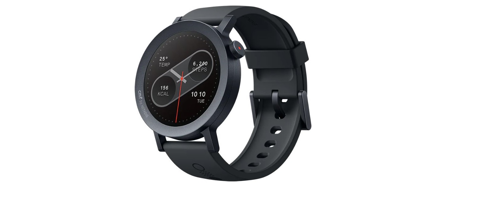 CMF by Nothing Watch Pro 2 Dark Grey Flat Bezel with Black Liquid Silicon Strap: стиль та інновації
